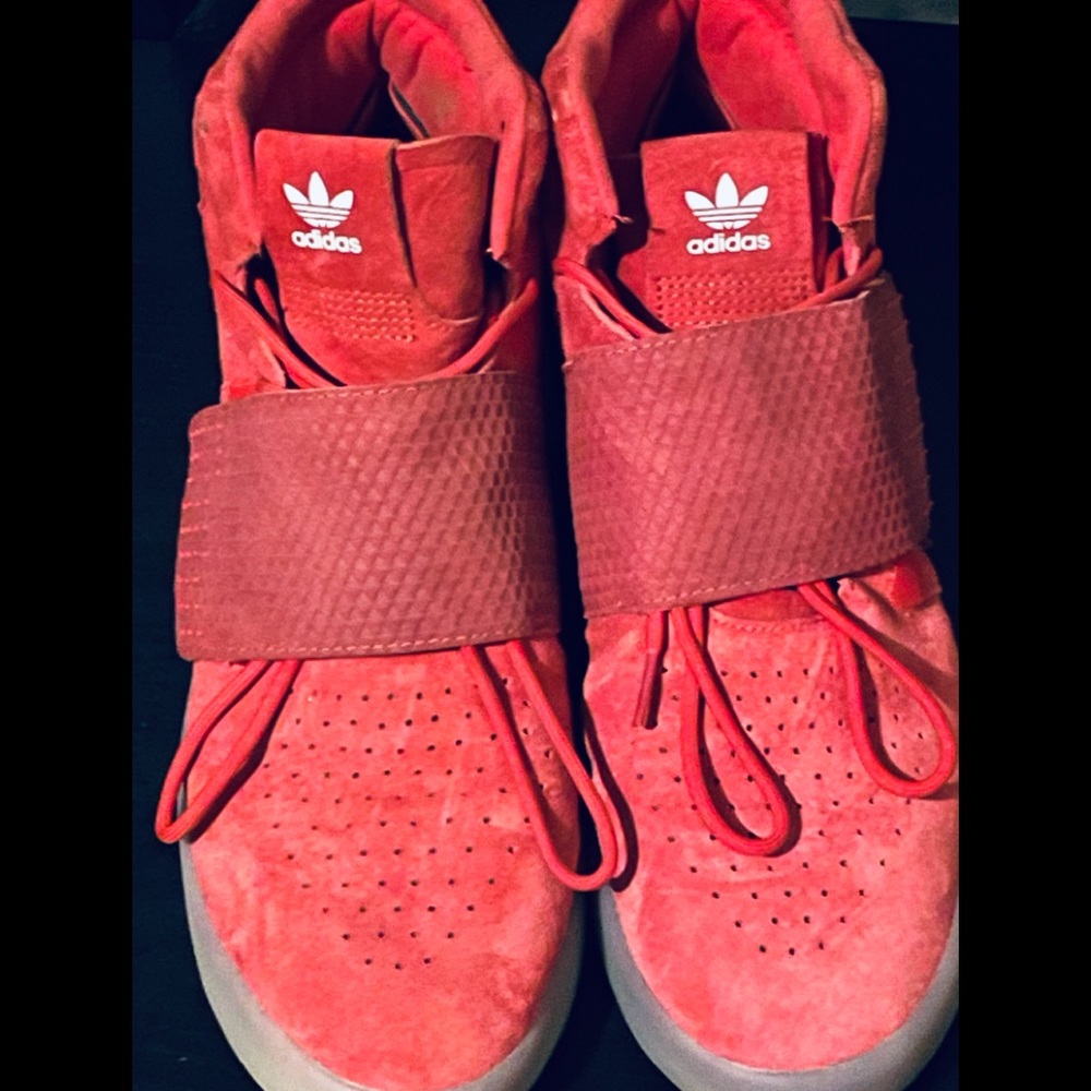 Men’s Adidas Tubular Invader Strap Suede Sneakers